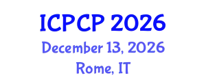 International Conference on Pharmacoepidemiology and Clinical Pharmacy (ICPCP) December 13, 2026 - Rome, Italy