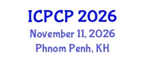 International Conference on Pharmacoepidemiology and Clinical Pharmacy (ICPCP) November 11, 2026 - Phnom Penh, Cambodia