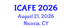 International Conference on Agriculture, Forestry and Environment (ICAFE) August 21, 2026 - Nicosia, Cyprus