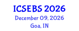 International Conference on Social, Economic and Business Sciences (ICSEBS) December 09, 2026 - Goa, India