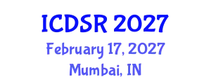 International Conference on Dental Science Research (ICDSR) February 17, 2027 - Mumbai, India