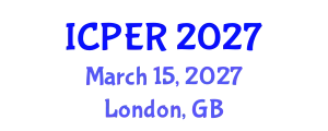 International Conference on Philosophy, Ethics and Religion (ICPER) March 15, 2027 - London, United Kingdom