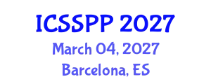 International Conference on Social Science, Philosophy and Psychology (ICSSPP) March 04, 2027 - Barcelona, Spain