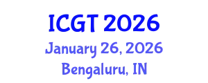 International Conference on Gas Turbines (ICGT) January 26, 2026 - Bengaluru, India