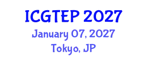 International Conference on Gas Turbines, Energy and Power (ICGTEP) January 07, 2027 - Tokyo, Japan