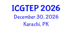 International Conference on Gas Turbines, Energy and Power (ICGTEP) December 30, 2026 - Karachi, Pakistan