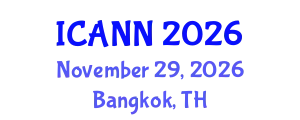 International Conference on Artificial Neural Networks (ICANN) November 29, 2026 - Bangkok, Thailand