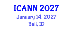 International Conference on Artificial Neural Networks (ICANN) January 14, 2027 - Bali, Indonesia