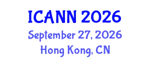 International Conference on Artificial Neural Networks (ICANN) September 27, 2026 - Hong Kong, China