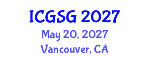 International Conference on Gender Studies and Gender (ICGSG) May 20, 2027 - Vancouver, Canada