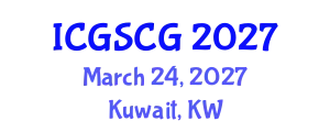 International Conference on Gender Studies and Culture of Gender (ICGSCG) March 24, 2027 - Kuwait, Kuwait