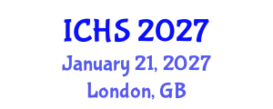 International Conference on Hydrogen Safety (ICHS) January 21, 2027 - London, United Kingdom