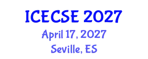 International Conference on Energy Conservation and Solar Energy (ICECSE) April 17, 2027 - Seville, Spain