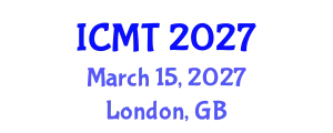 International Conference on Marine Technology (ICMT) March 15, 2027 - London, United Kingdom