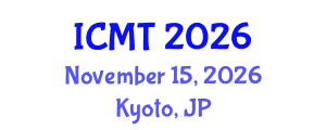 International Conference on Marine Technology (ICMT) November 15, 2026 - Kyoto, Japan