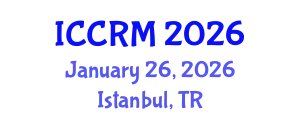 International Conference on Conflict Resolution and Management (ICCRM) January 26, 2026 - Istanbul, Turkey