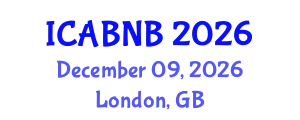 International Conference on Advanced Biomedicine and Network Biology (ICABNB) December 09, 2026 - London, United Kingdom
