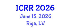 International Conference on Radiography and Radiotherapy (ICRR) June 15, 2026 - Riga, Latvia