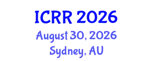 International Conference on Radiography and Radiotherapy (ICRR) August 30, 2026 - Sydney, Australia