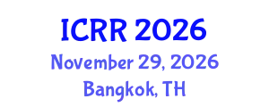 International Conference on Radiography and Radiotherapy (ICRR) November 29, 2026 - Bangkok, Thailand
