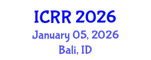 International Conference on Radiography and Radiotherapy (ICRR) January 05, 2026 - Bali, Indonesia