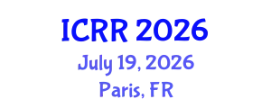 International Conference on Radiography and Radiotherapy (ICRR) July 19, 2026 - Paris, France