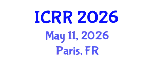 International Conference on Radiography and Radiotherapy (ICRR) May 11, 2026 - Paris, France