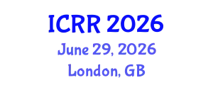 International Conference on Radiography and Radiotherapy (ICRR) June 29, 2026 - London, United Kingdom