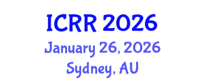 International Conference on Radiography and Radiotherapy (ICRR) January 26, 2026 - Sydney, Australia