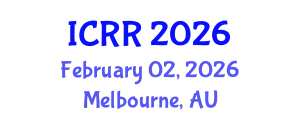 International Conference on Radiography and Radiotherapy (ICRR) February 02, 2026 - Melbourne, Australia