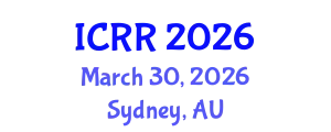 International Conference on Radiography and Radiotherapy (ICRR) March 30, 2026 - Sydney, Australia