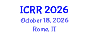 International Conference on Radiography and Radiotherapy (ICRR) October 18, 2026 - Rome, Italy