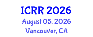 International Conference on Radiography and Radiotherapy (ICRR) August 05, 2026 - Vancouver, Canada