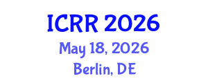 International Conference on Radiography and Radiotherapy (ICRR) May 18, 2026 - Berlin, Germany