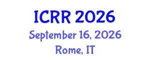 International Conference on Radiography and Radiotherapy (ICRR) September 16, 2026 - Rome, Italy