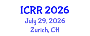 International Conference on Radiography and Radiotherapy (ICRR) July 29, 2026 - Zurich, Switzerland