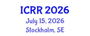 International Conference on Radiography and Radiotherapy (ICRR) July 15, 2026 - Stockholm, Sweden