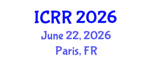 International Conference on Radiography and Radiotherapy (ICRR) June 22, 2026 - Paris, France