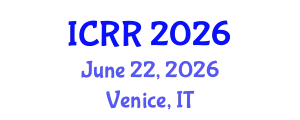 International Conference on Radiography and Radiotherapy (ICRR) June 22, 2026 - Venice, Italy