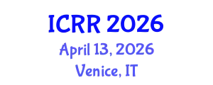 International Conference on Radiography and Radiotherapy (ICRR) April 13, 2026 - Venice, Italy