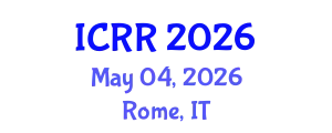 International Conference on Radiography and Radiotherapy (ICRR) May 04, 2026 - Rome, Italy