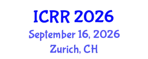 International Conference on Radiography and Radiotherapy (ICRR) September 16, 2026 - Zurich, Switzerland