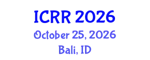 International Conference on Radiography and Radiotherapy (ICRR) October 25, 2026 - Bali, Indonesia