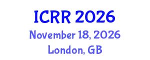 International Conference on Radiography and Radiotherapy (ICRR) November 18, 2026 - London, United Kingdom