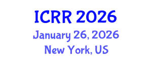 International Conference on Radiography and Radiotherapy (ICRR) January 26, 2026 - New York, United States