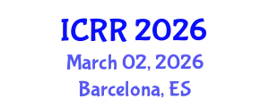 International Conference on Radiography and Radiotherapy (ICRR) March 02, 2026 - Barcelona, Spain