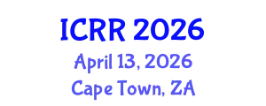 International Conference on Radiography and Radiotherapy (ICRR) April 13, 2026 - Cape Town, South Africa