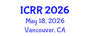 International Conference on Radiography and Radiotherapy (ICRR) May 18, 2026 - Vancouver, Canada