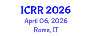 International Conference on Radiography and Radiotherapy (ICRR) April 06, 2026 - Rome, Italy