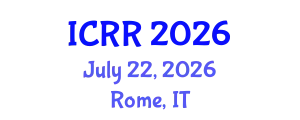 International Conference on Radiography and Radiotherapy (ICRR) July 22, 2026 - Rome, Italy